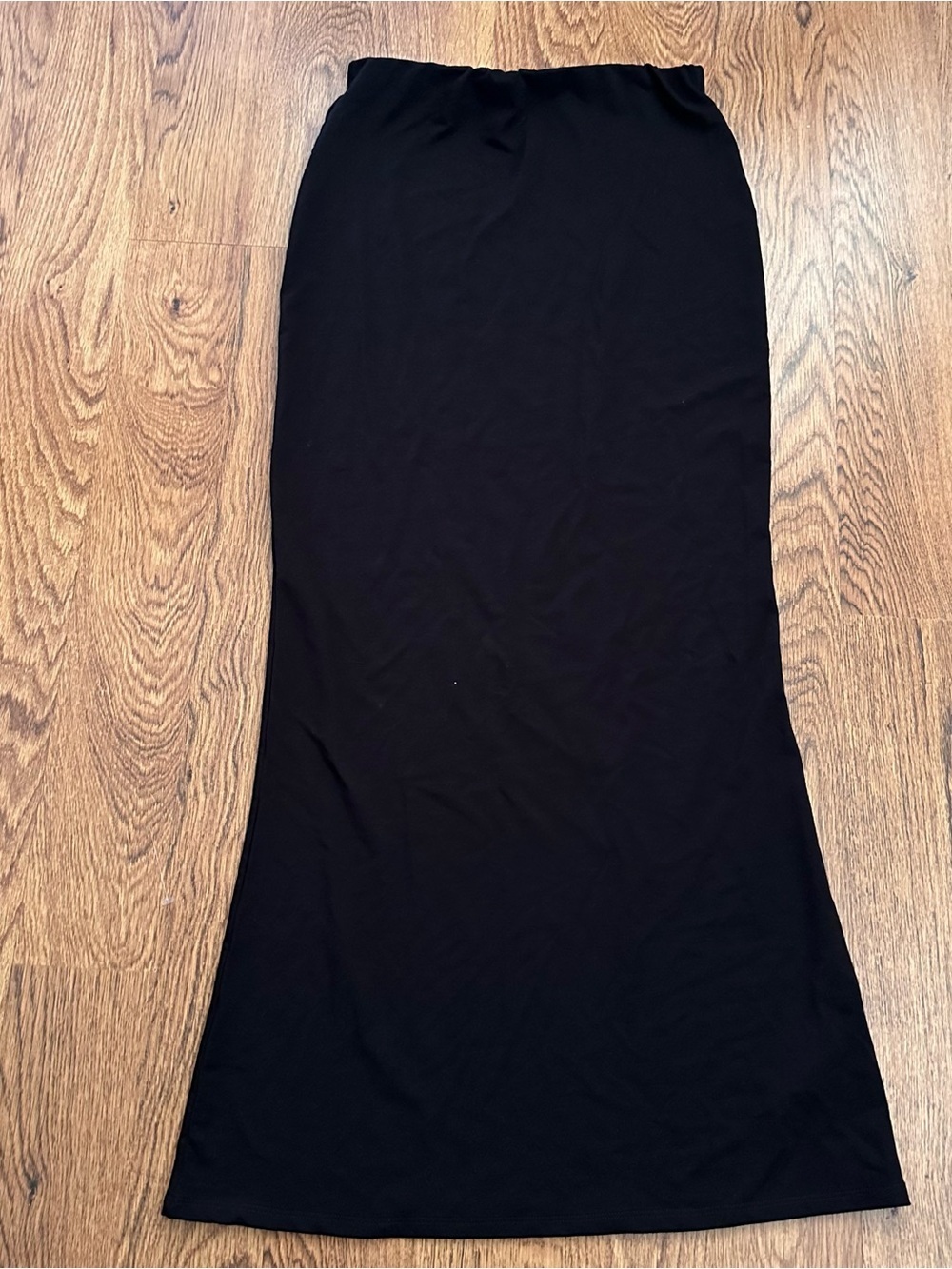 Reformation Classic Black Maxi Skirt mermaid size XS tencel elastic waist